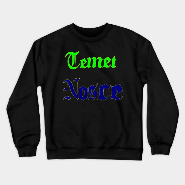 temet nosce - know thyself Crewneck Sweatshirt by Oluwa290